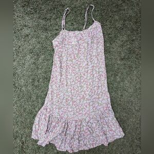 Anne Cali Floral Spaghetti Strap Dress